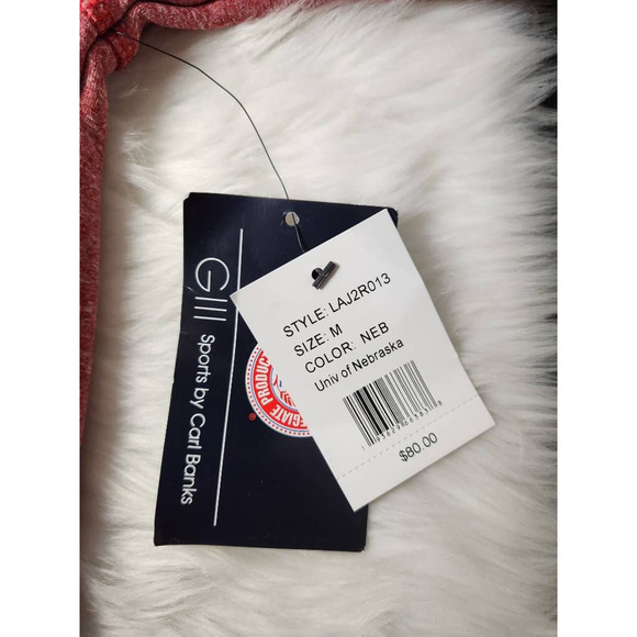 Nebraska Cornhuskers GIII Sports Mens Full‎ Zip Jacket Red Long Sleeves … - Picture 6 of 7